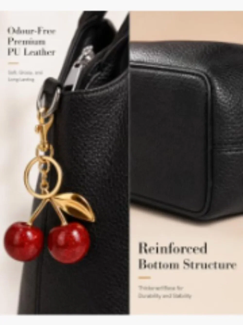 Satchel Purses for Women PU Leather Handbag, Crossbody Bags for Office Work,